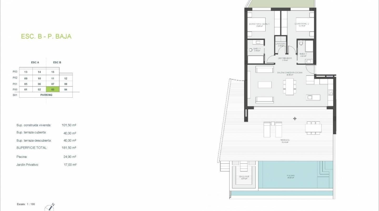 Nybyggnad - lägenheter - Las Colinas