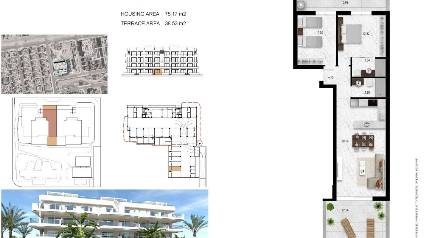 Neubau - Wohnung - Orihuela Costa - Lomas De Cabo Roig