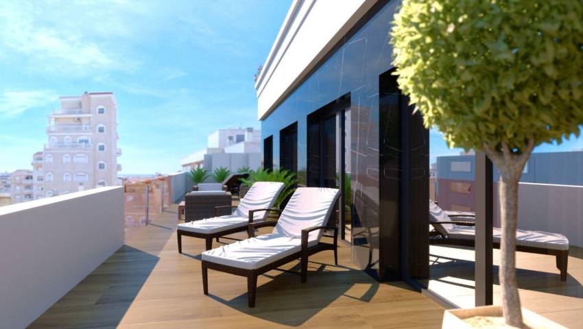 Penthouse - Nybyggnad - Torrevieja - Parque de las Naciones
