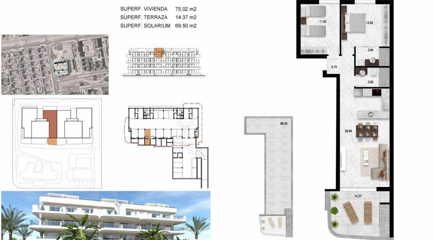 Nybyggnad - lägenheter - Orihuela Costa - Cabo Roig