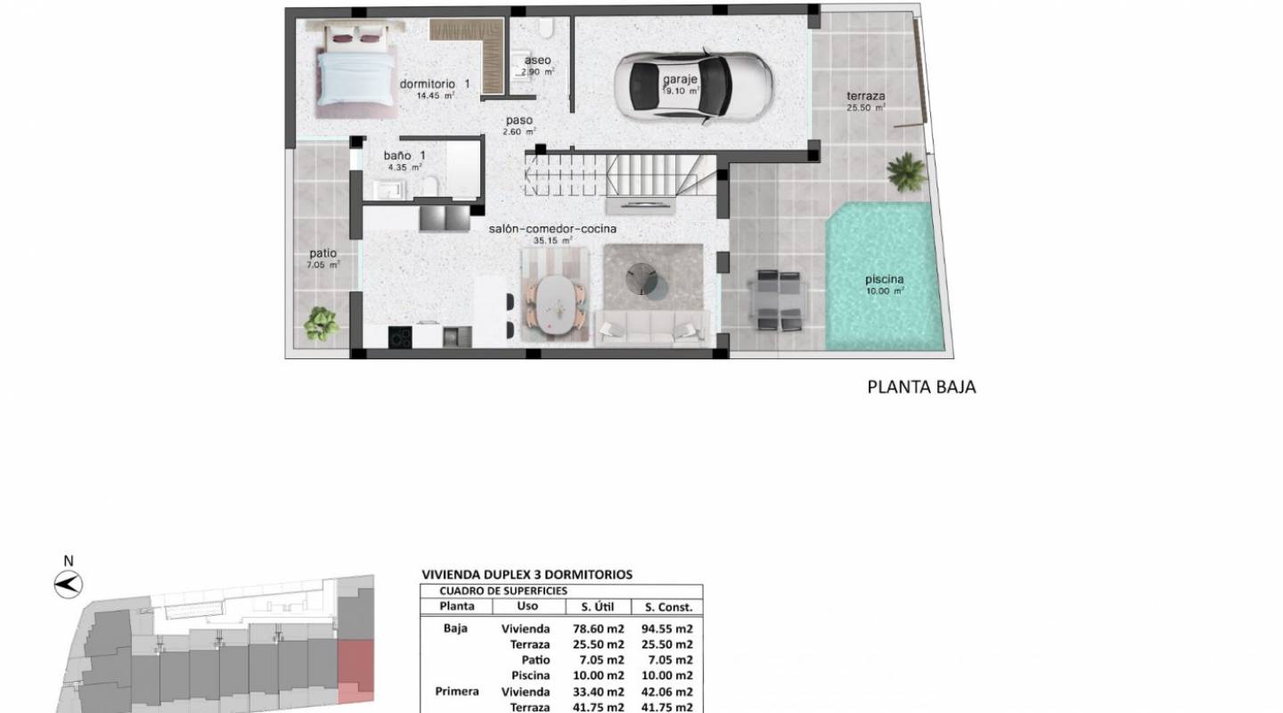 Nueva construcción  - Casa Adosada - Pilar de La Horadada - Pilar de la Horada