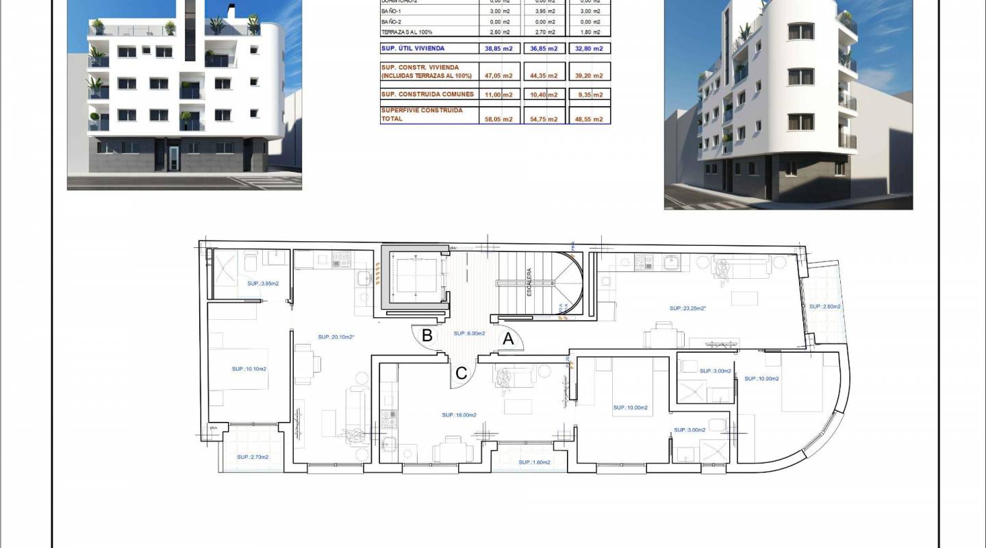 Nybyggnad - lägenheter - Torrevieja