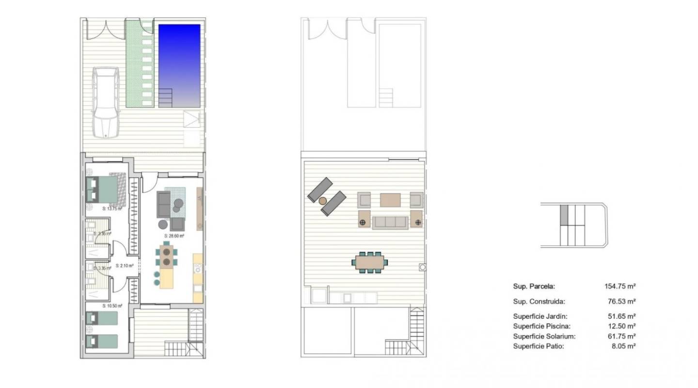 Nueva construcción  - Casa Adosada - Murcia - San Javier