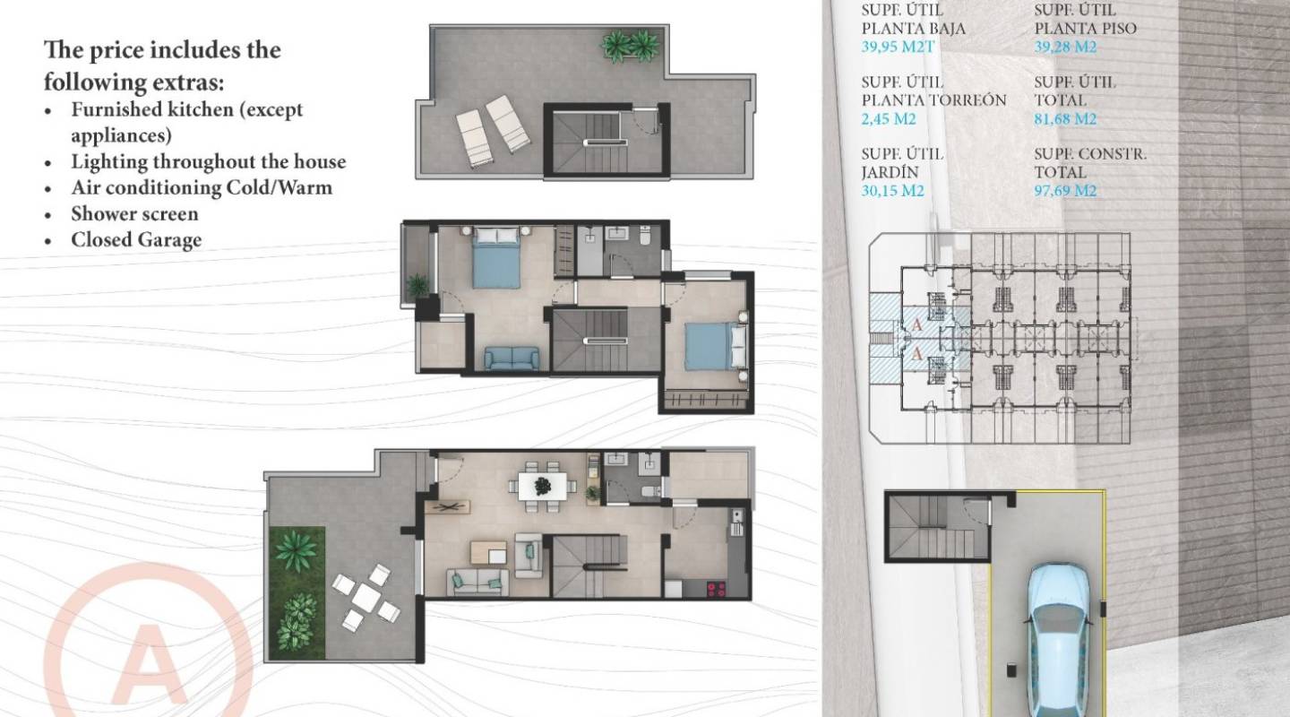 Nieuwbouw - Townhouse - La Manga del Mar Menor - La Manga