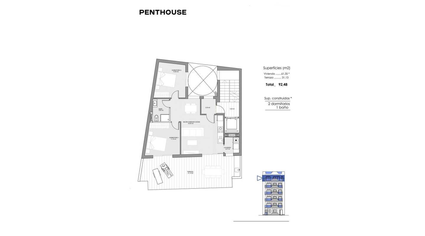 Nieuwbouw - Penthouse - Torrevieja - Playa De Los Locos