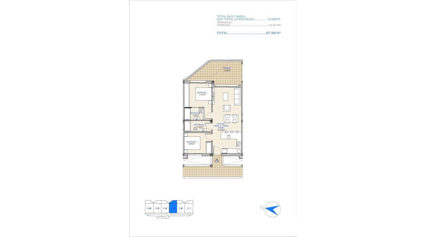 Nieuwbouw - Apartments - Los Alcazares - Serena Golf