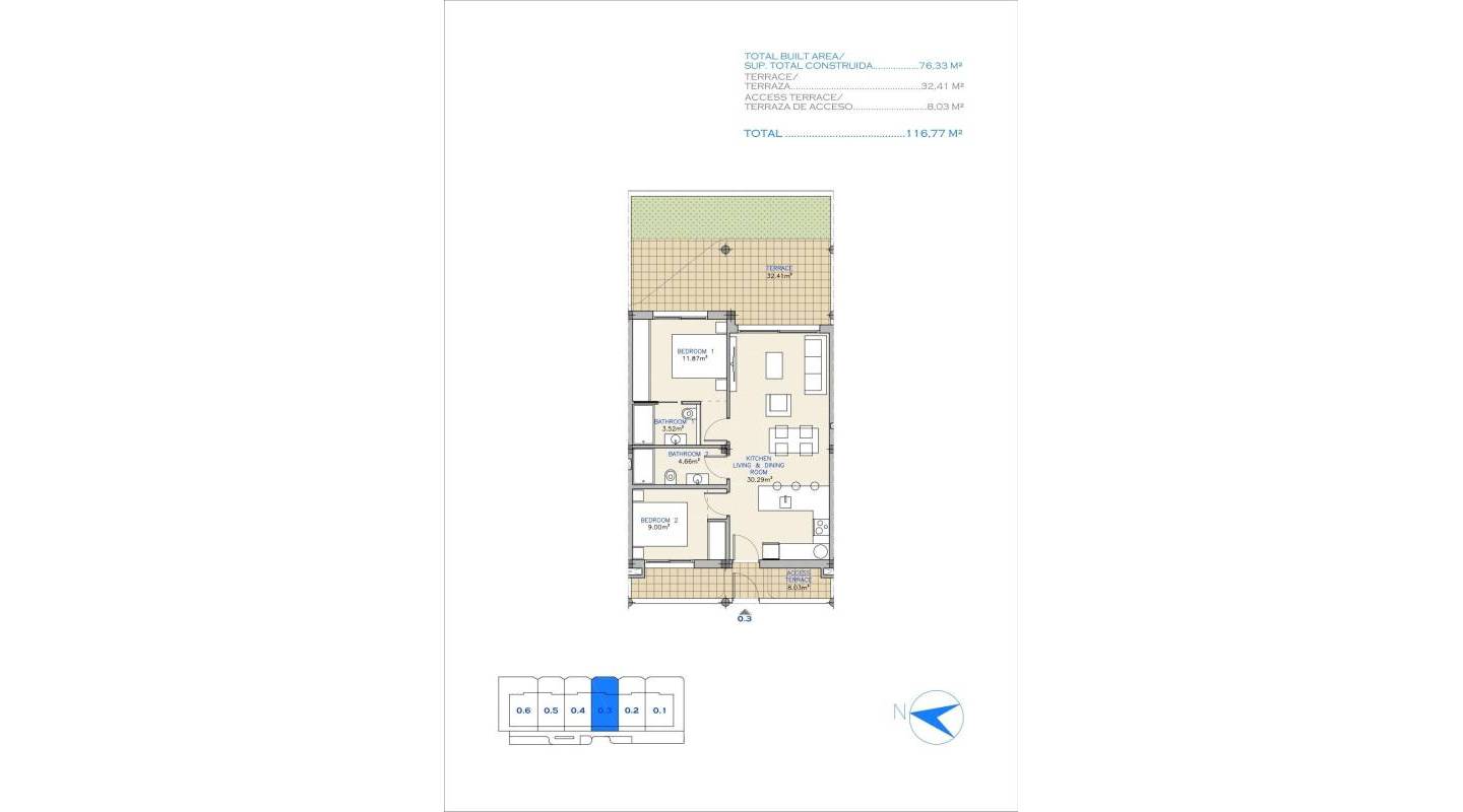 Neubau - Wohnung - Los Alcazares - Serena Golf