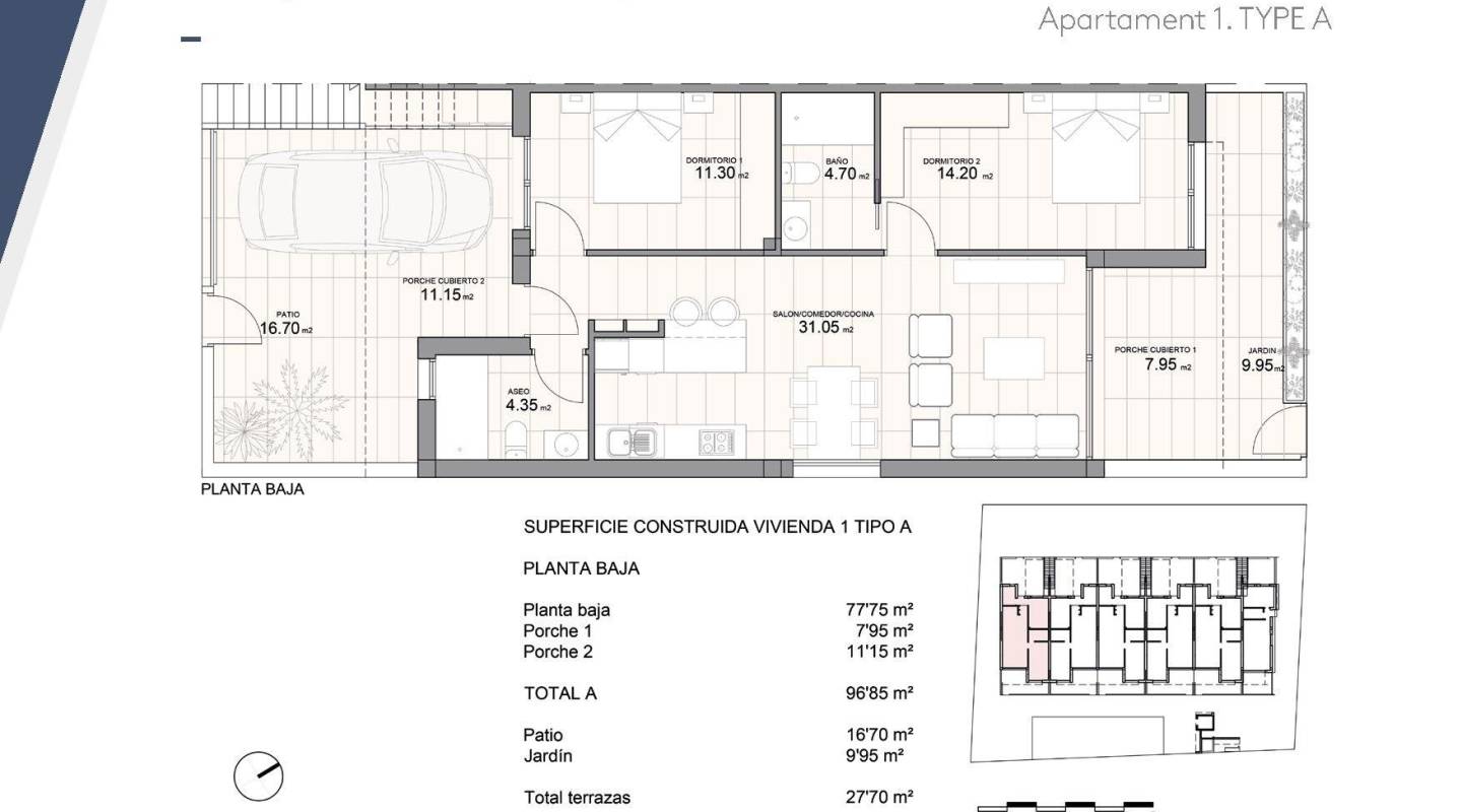 Nueva construcción  - Bungalow - Pilar de La Horadada - Zona Pueblo