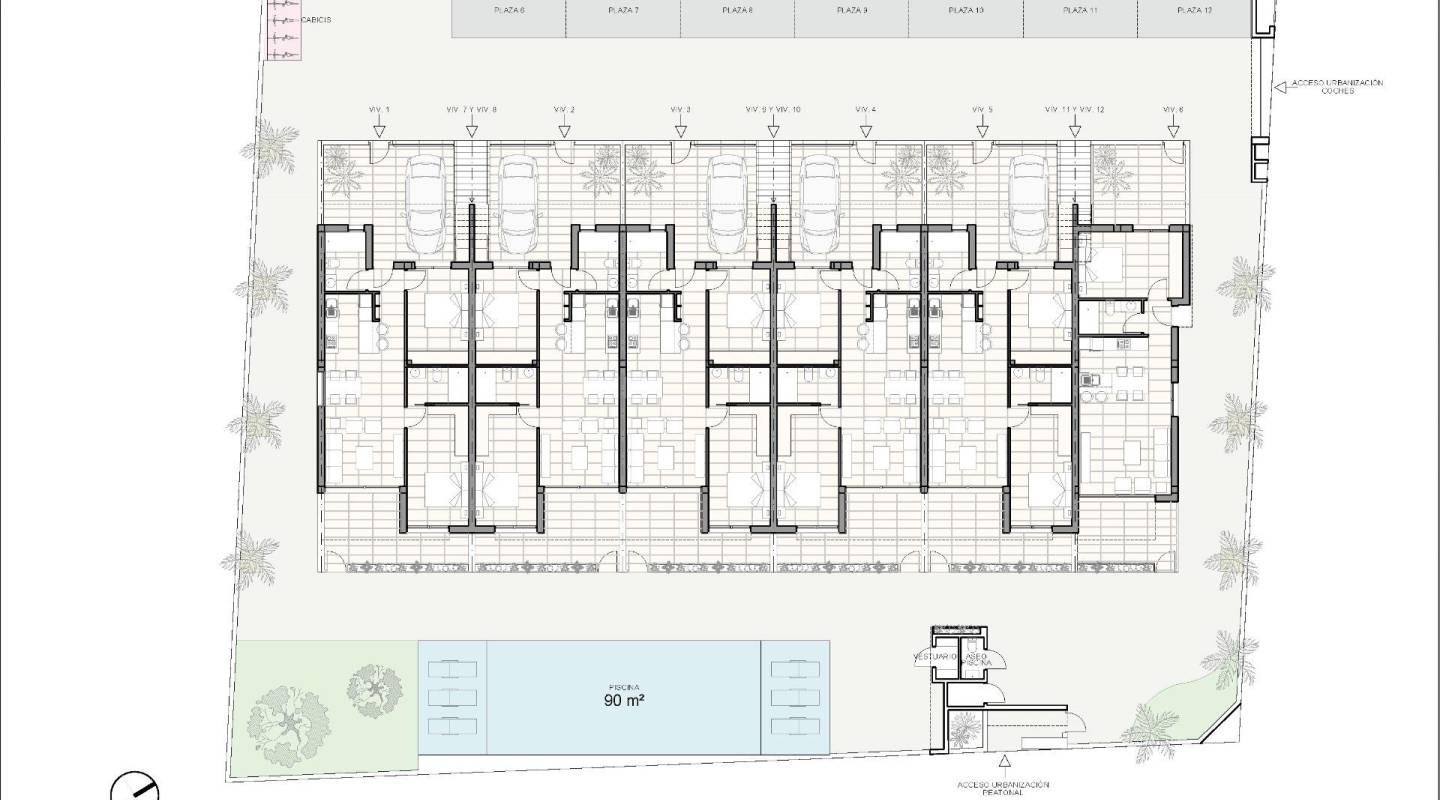 Nueva construcción  - Bungalow - Pilar de La Horadada - Zona Pueblo