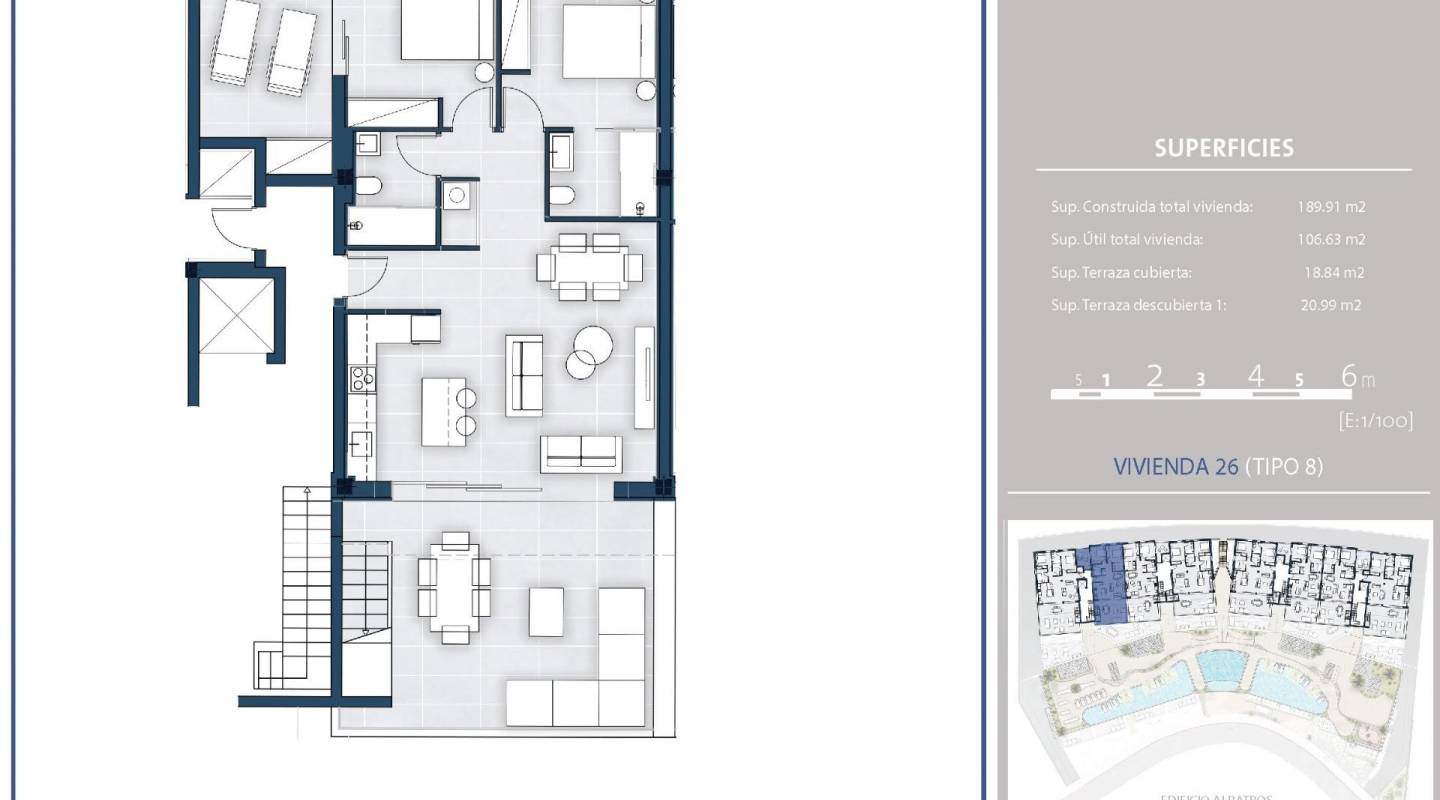 Nueva construcción  - Penthouse - Arenal d´en Castell - pueblo