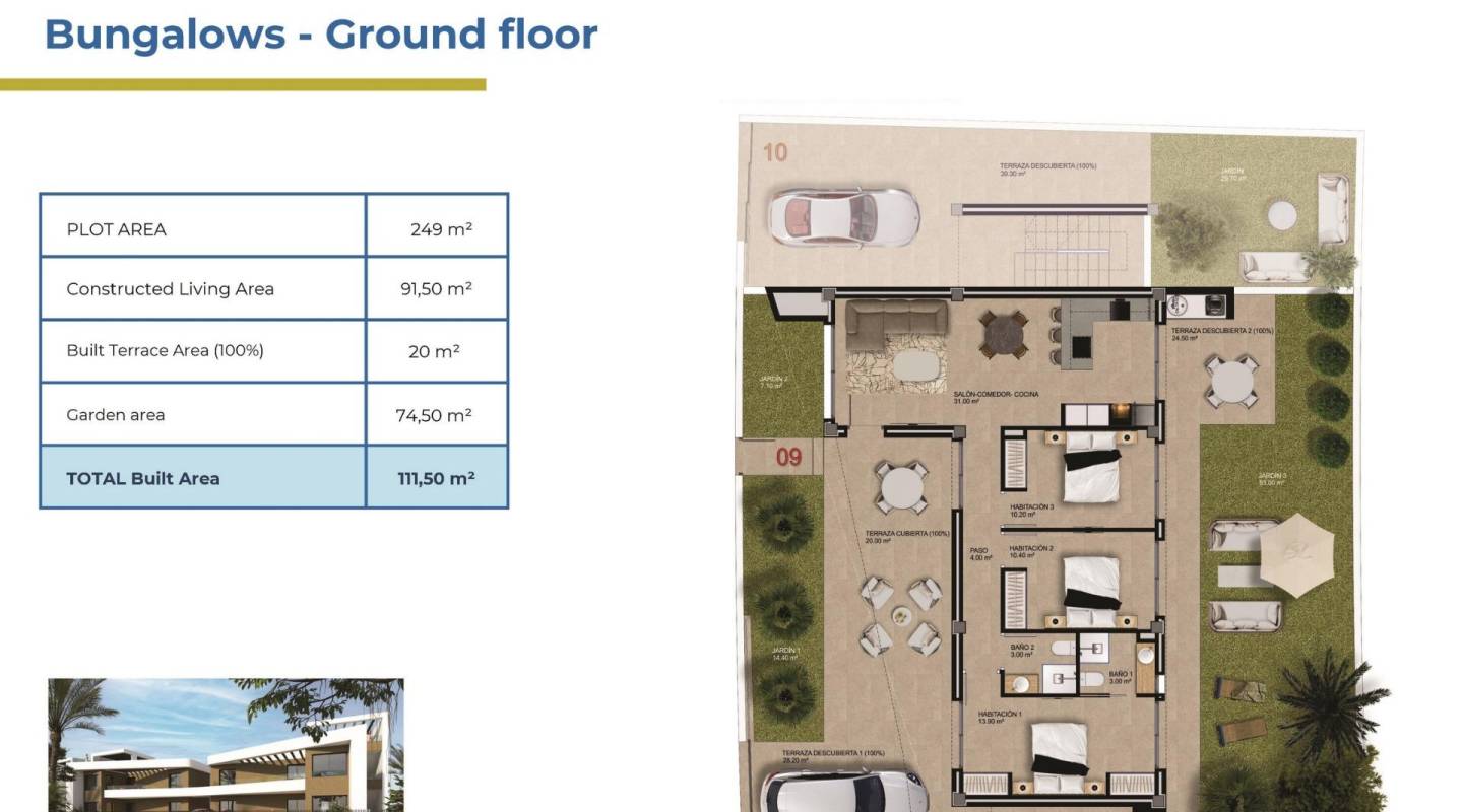 Nueva construcción  - Bungalow - Orihuela Costa - Punta Prima