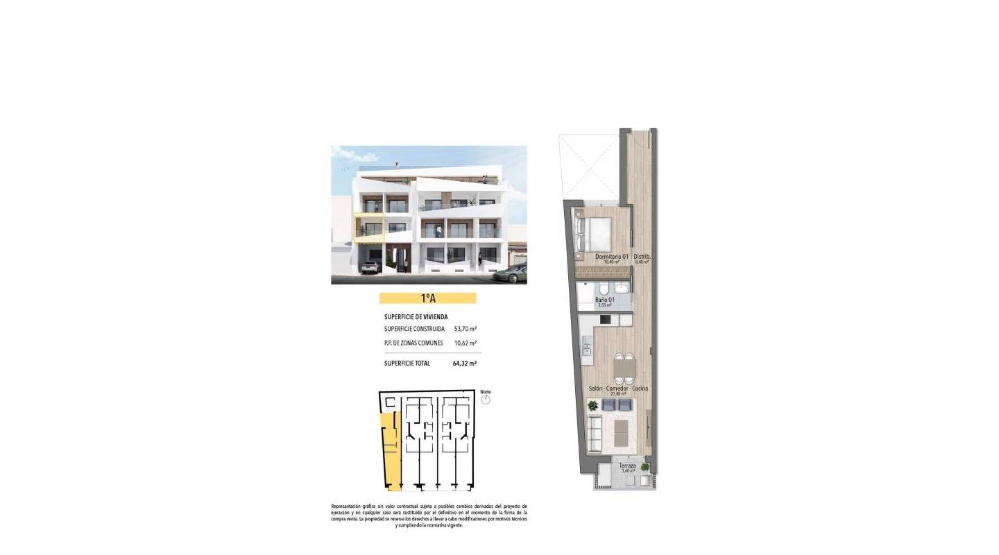 Nouvelle construction - Appartements - Torrevieja - Playa Del Cura