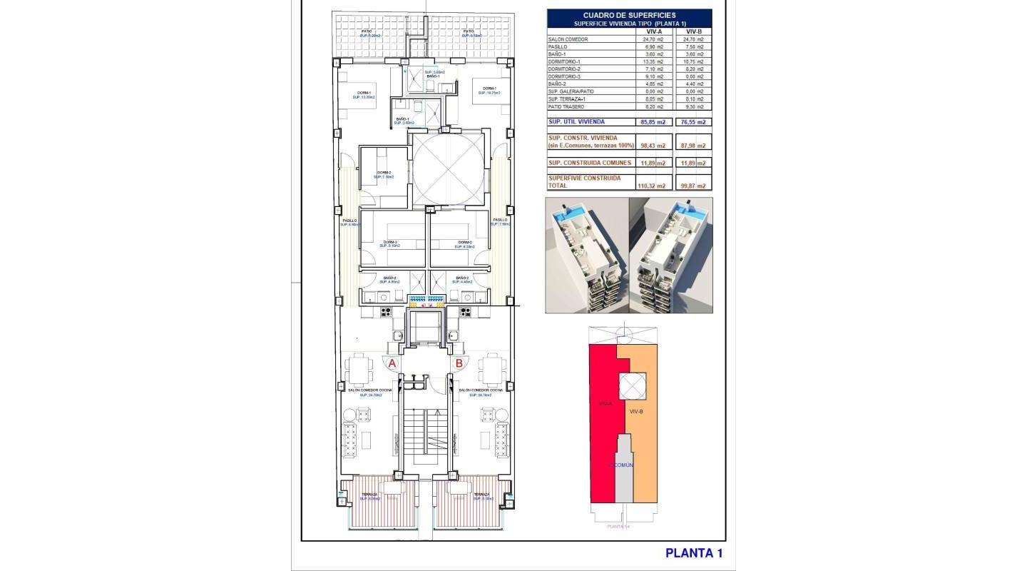 New Build - Apartment - Torrevieja - Playa Del Cura