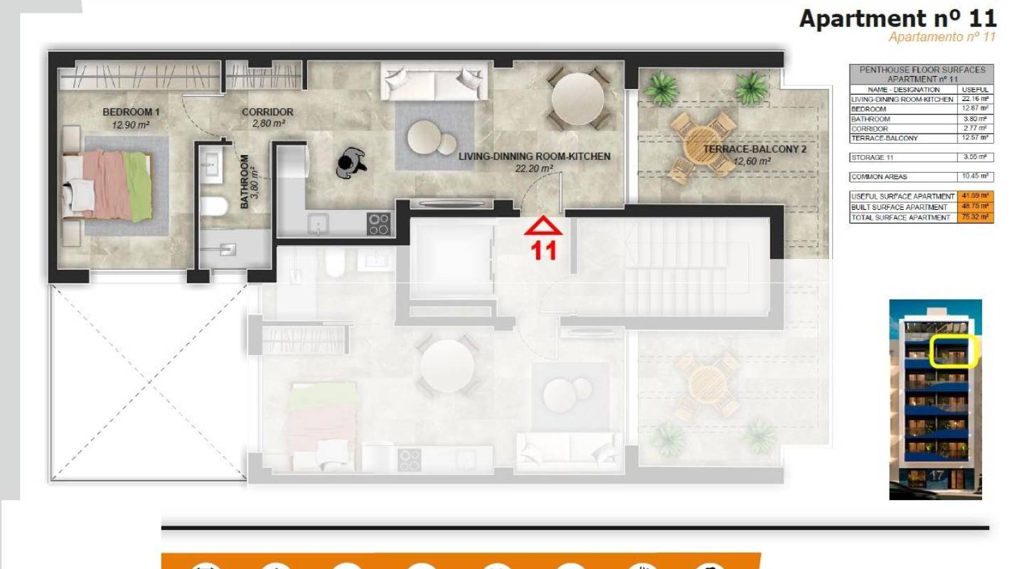 Nybyggnad - Penthouse - Torrevieja