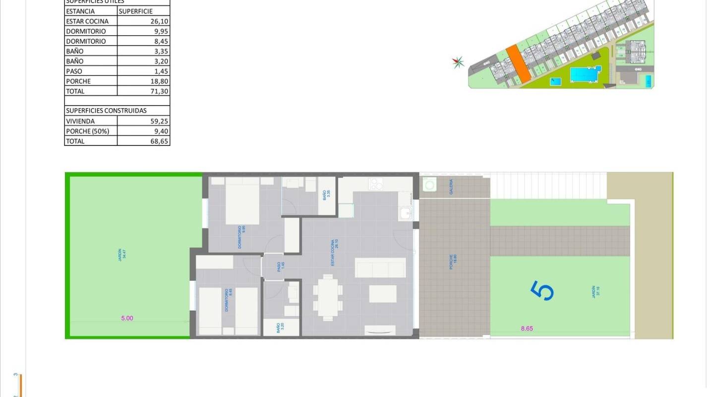 New Build - Bungalow - Pilar de La Horadada - Pilar de la Horadada