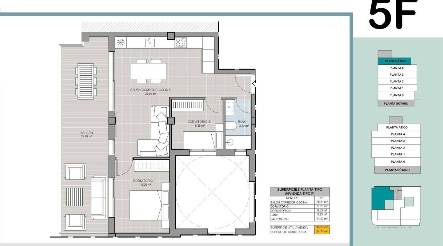 Nouvelle construction - Penthouse - Torrevieja