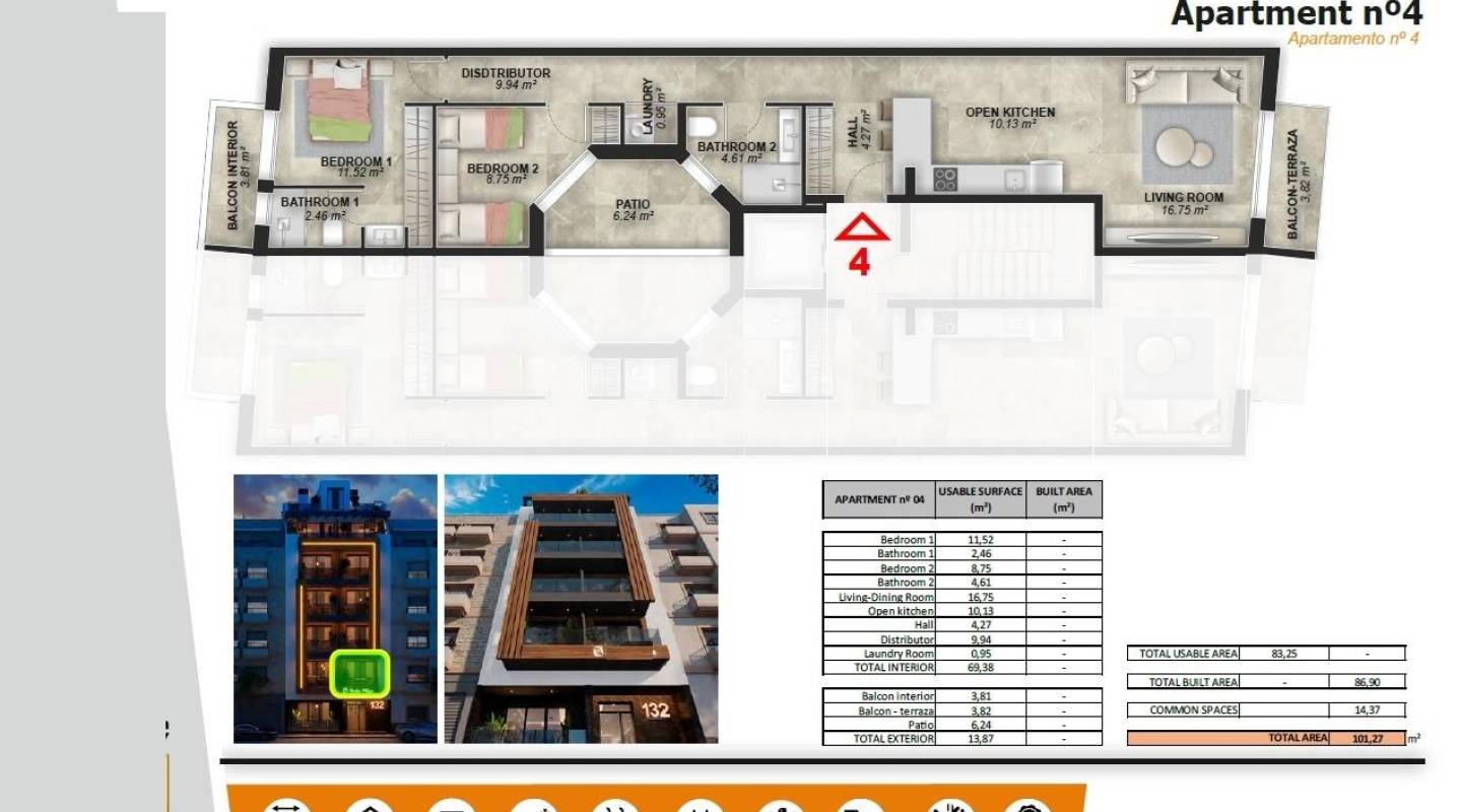 Nouvelle construction - Appartements - Torrevieja - Playa de El Cura