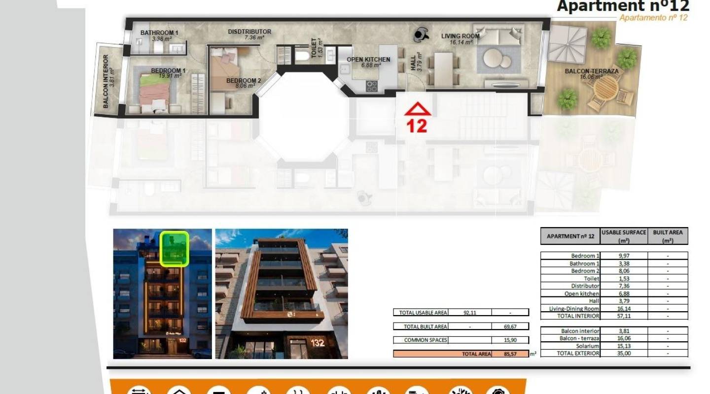 Nybygg - Penthouse - Torrevieja - Playa de El Cura