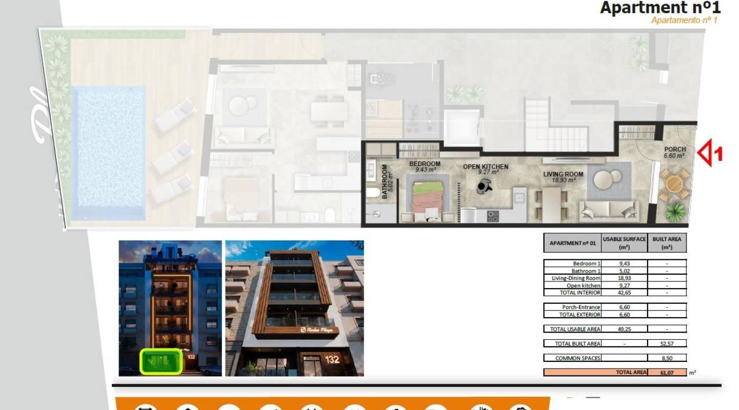 New Build - Apartment - Torrevieja - Playa de El Cura