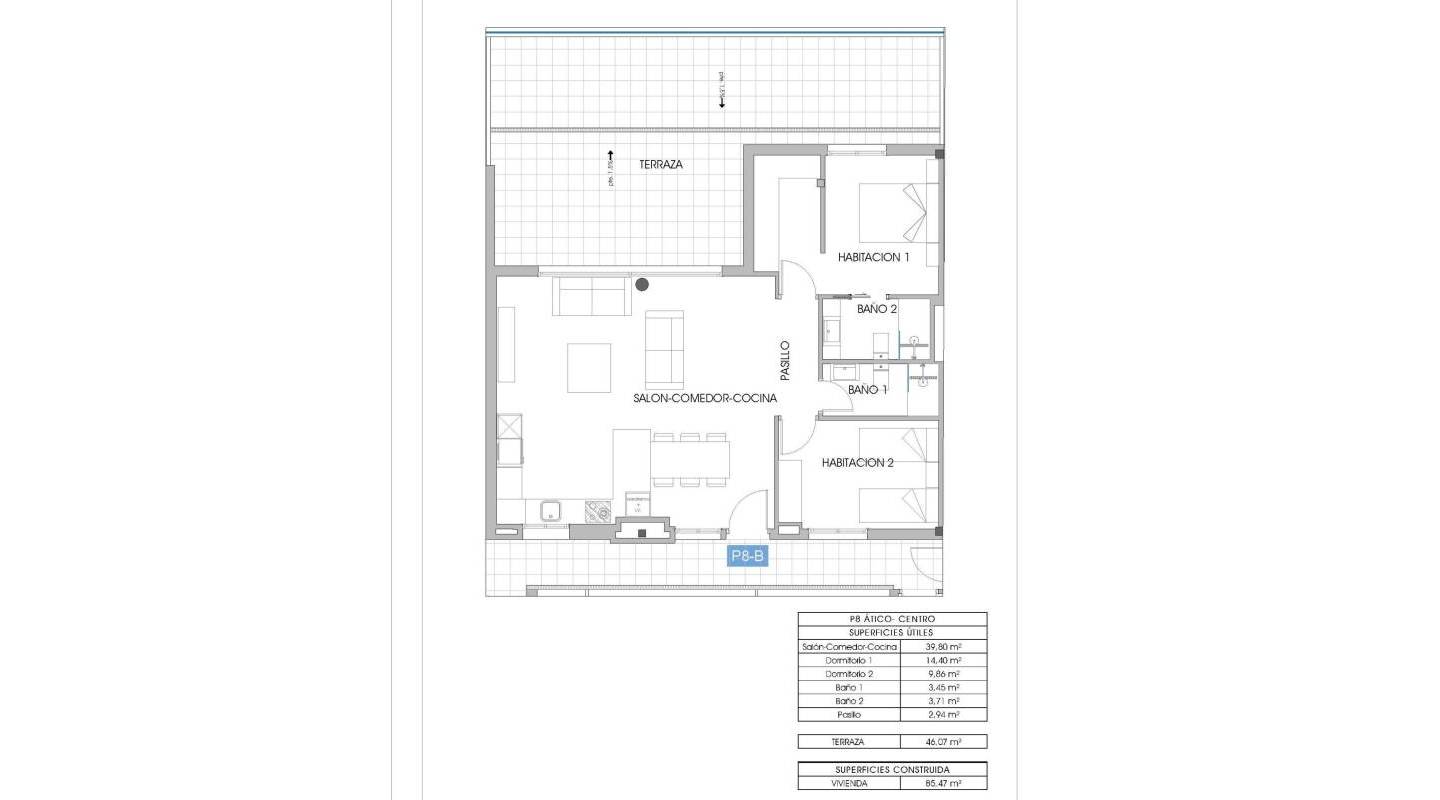 Nybyggnad - Penthouse - Villajoyosa - Cala de Finestrat