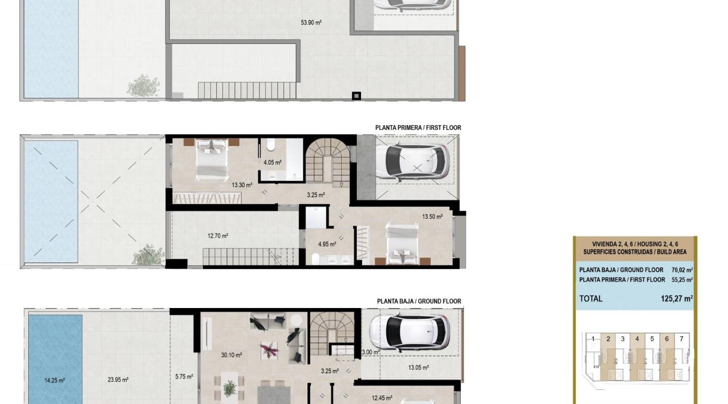 Nybygg - Town house - San Javier - pueblo