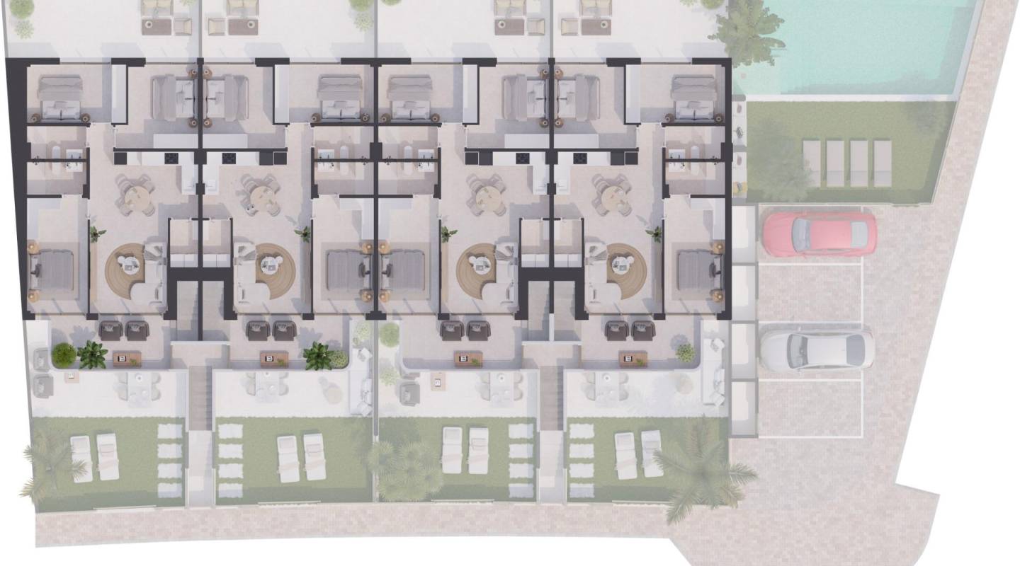 Nieuwbouw - Bungalow - San Pedro del Pinatar - Los Cuarteros