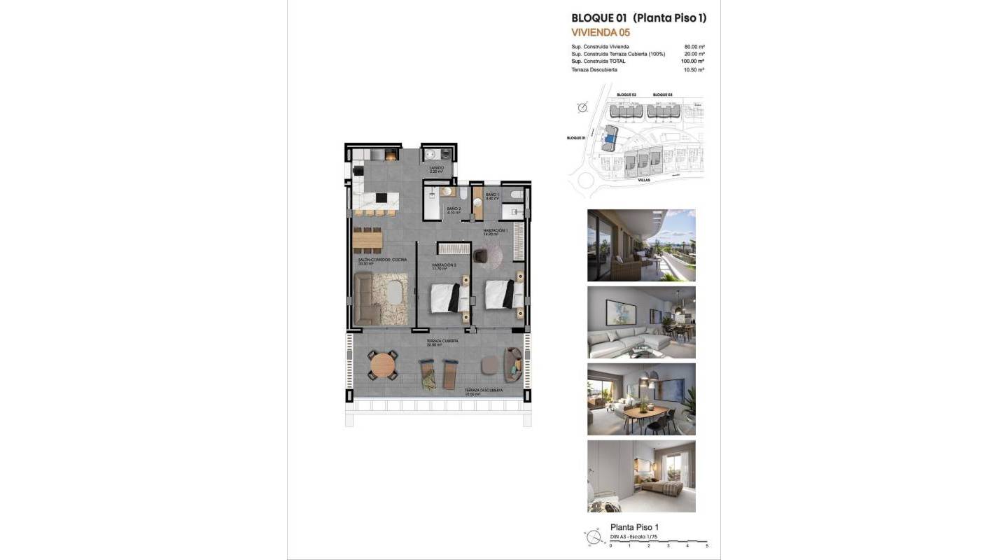 Nybyggnad - lägenheter - Finestrat - Campana Garden