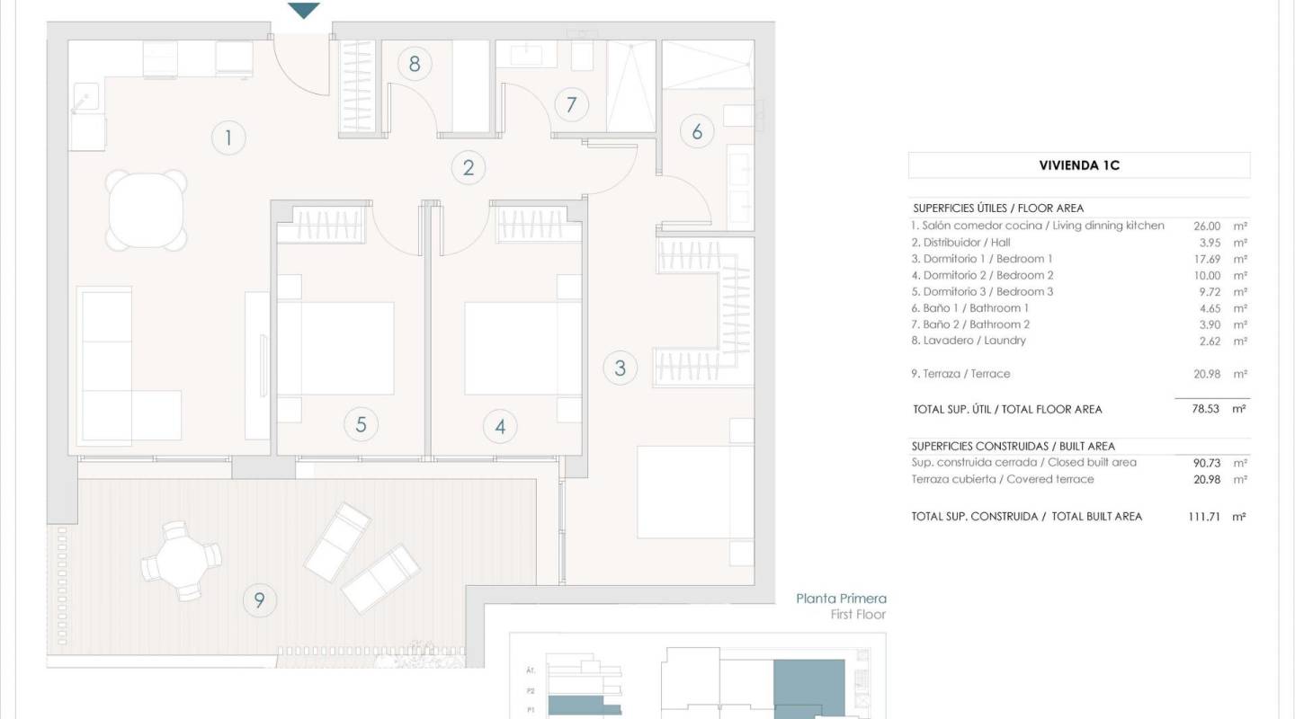 New Build - Apartment - Benijofar - Pueblo