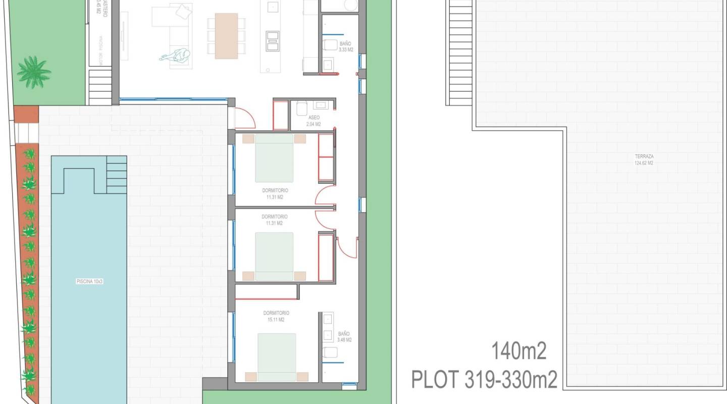Nybyggeri - Villa - San Javier - Parque del doce