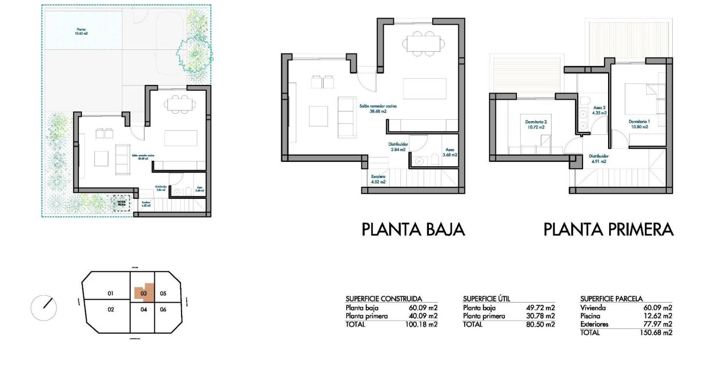 New Build - Quad House - Torre Pacheco - El Alba