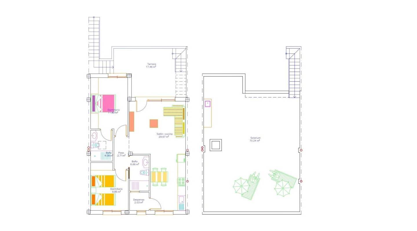 New Build - Bungalow - San Javier - pueblo