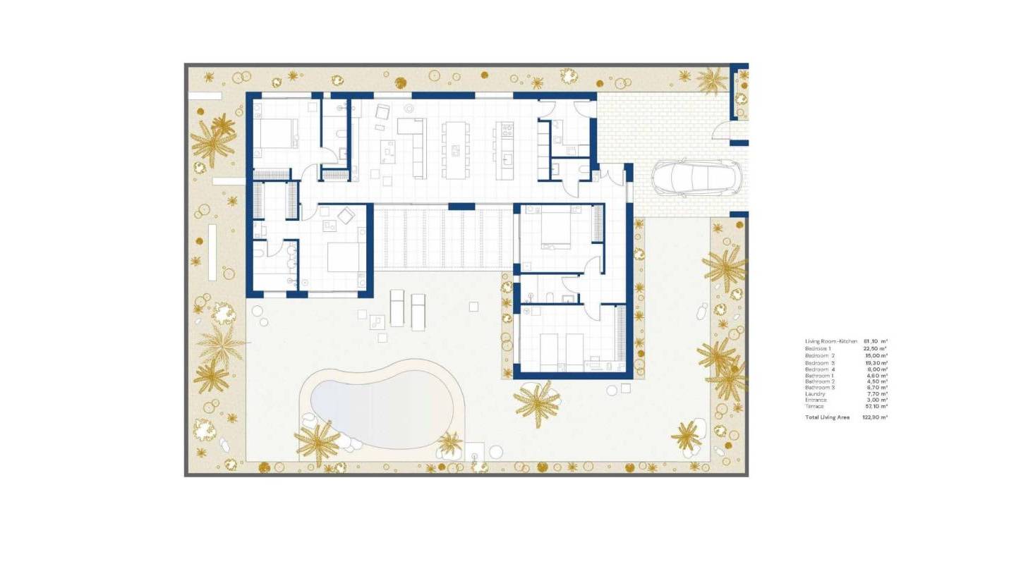 New Build - Villa  - Baños y Mendigo - Altaona Golf