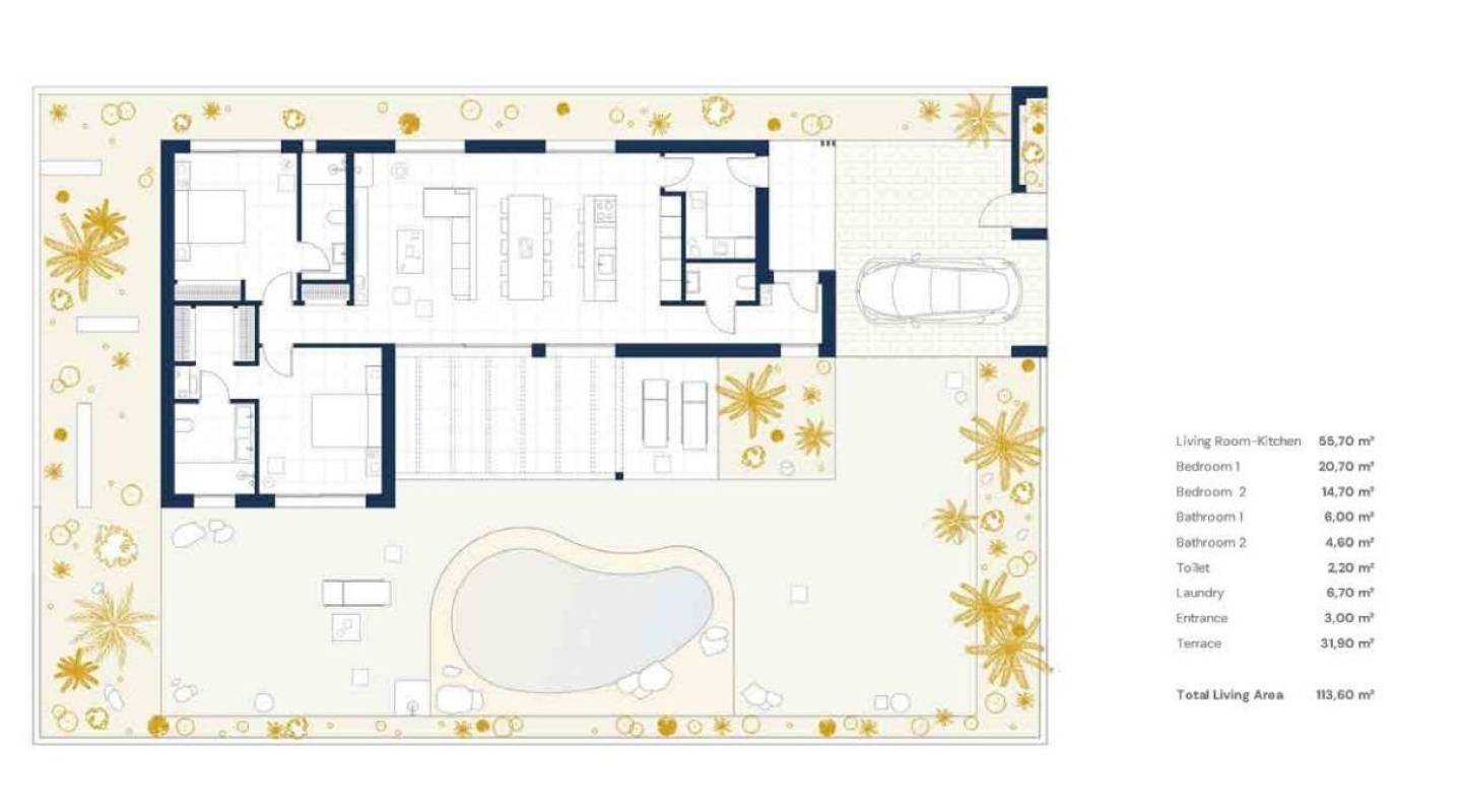 New Build - Villa  - Baños y Mendigo - Altaona Golf