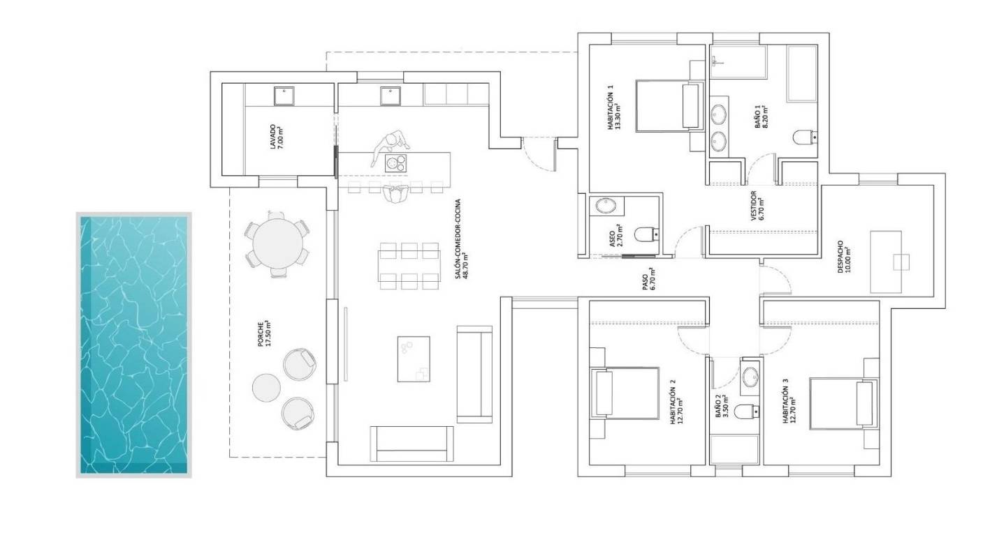 New Build - Villa  - Monforte del Cid - La Capitana