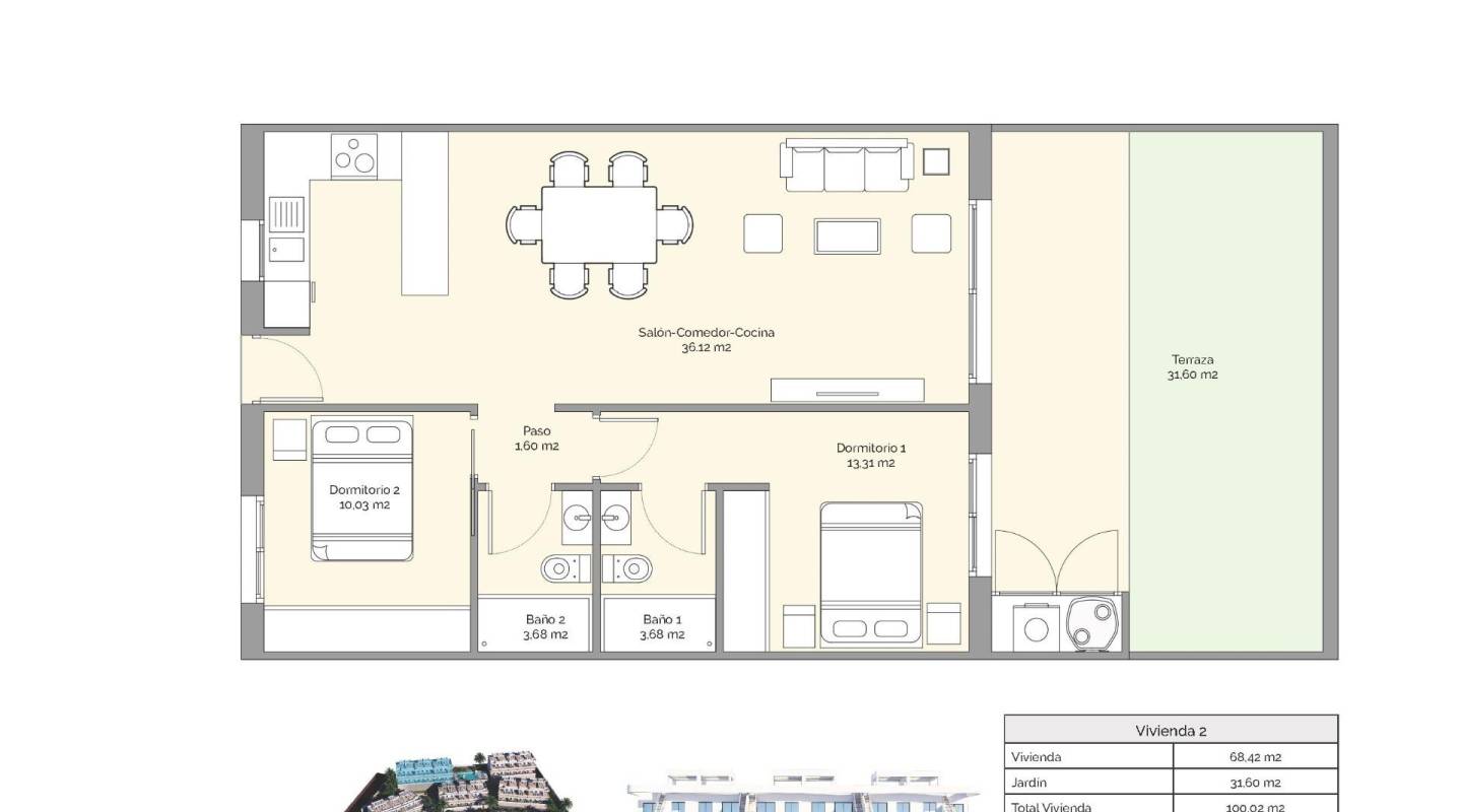 Nueva construcción  - Apartamento - Finestrat - Puig Campana Golf
