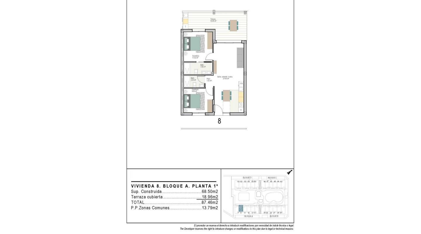 New Build - Apartment - Torre Pacheco - San Cayetano