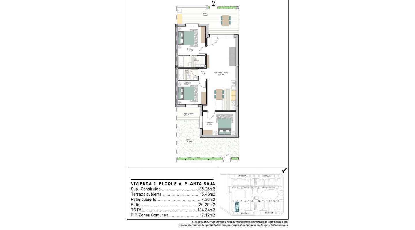 New Build - Apartment - Torre Pacheco - San Cayetano