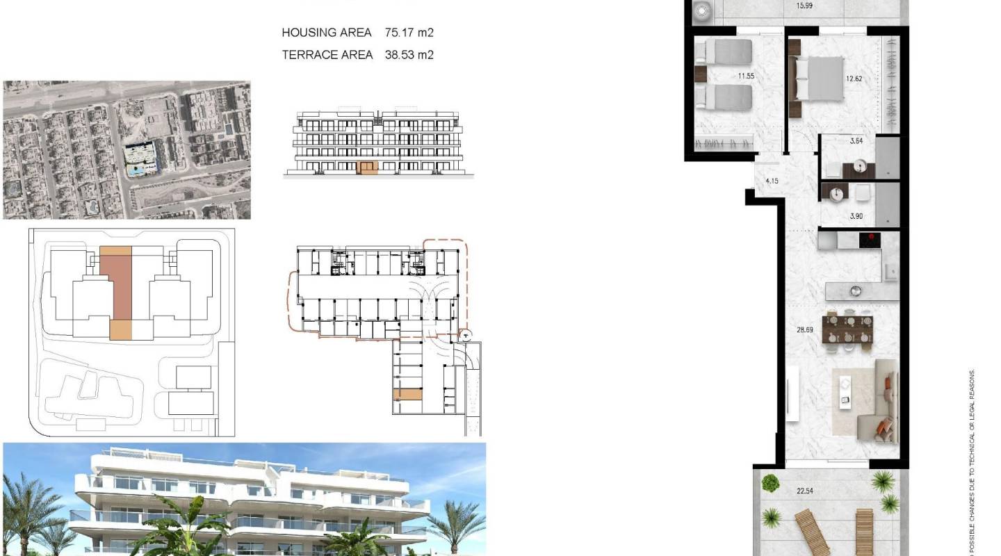 Nueva construcción  - Apartamento - Orihuela Costa - Lomas de Cabo Roig